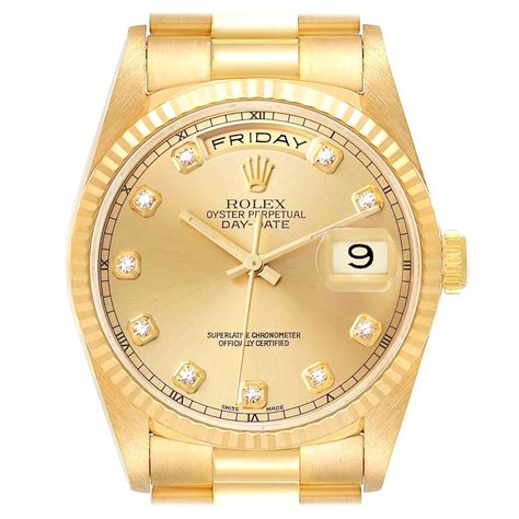 Rolex d'oro per uomo e donna 